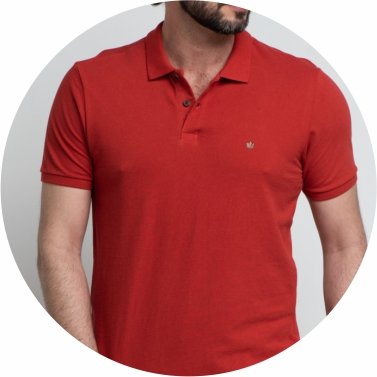 polo masculina piquet basica vermelha se0101524 vm0055 12