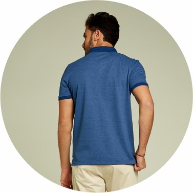 polo masculina piquet peitilho diferenciado azul mescla se0101621 az0078 1