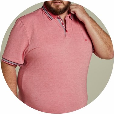 polo masculina plus size rosa se0105044 rs0063 5