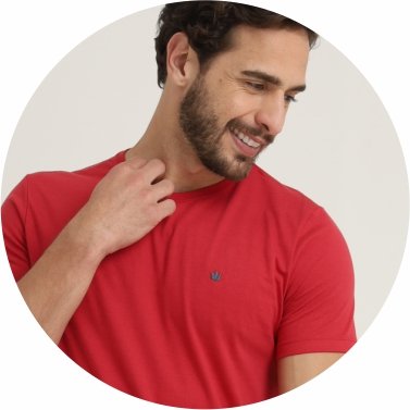 camiseta masculina slim fit malha vermelho escuro se0301221 vm0057 4