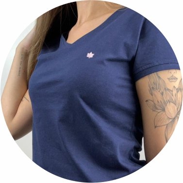 camiseta feminina bsica slim fit azul se0302048 az0001 4