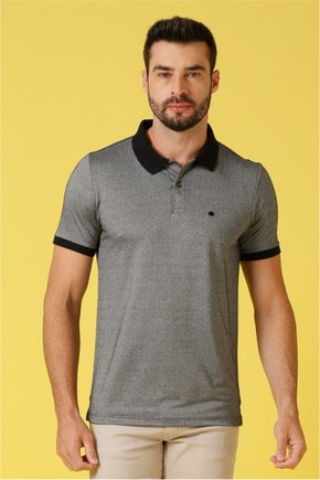 polo masculina jacquard slim fit preta se0101664 di0002 13
