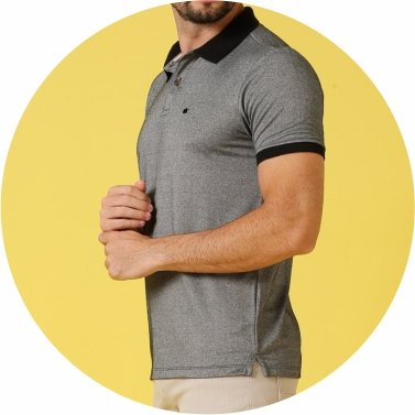 polo masculina jacquard slim fit preta se0101664 di0002 17