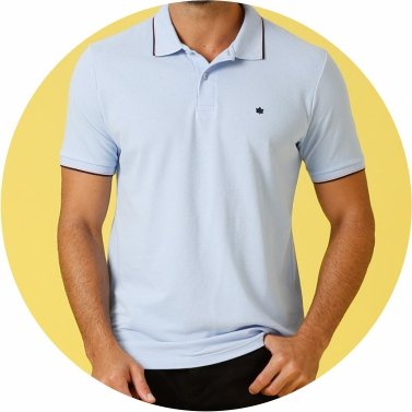 polo masculina slim fit piquet simples azul cristal se0101682 az0050 17