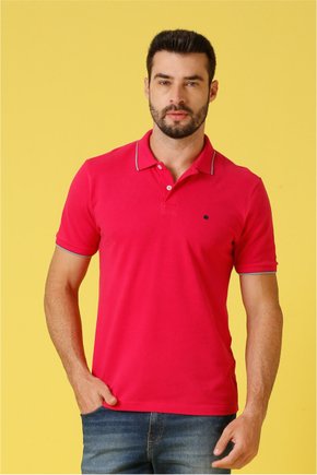 polo masculina slim fit piquet basica rosa se0101682 rs0066 17