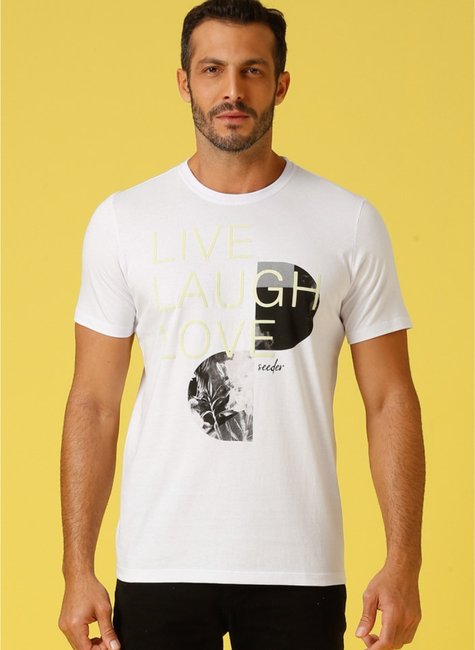 Camiseta Comfy LIVE! Link Men Branca 61582