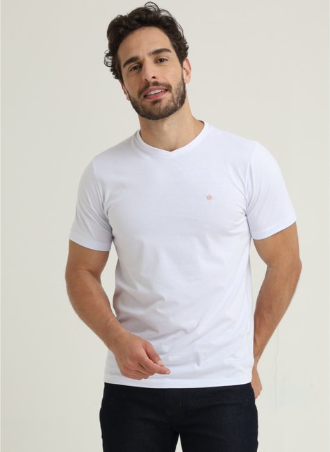 T-Shirt Básica Masculina Branca