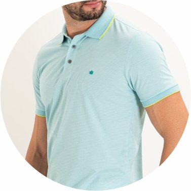 polo masculina meia malha slim fit azul claro se0101689 az0635 17