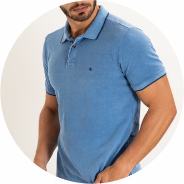 polo masculina regular fit azul jeans se0101686 pt0120 15