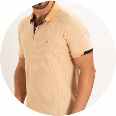 polo masculina meia malha listrada bege se0101677 bg0026 23