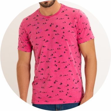 t shirt masculina meia malha slim fit pink se0301226 pt0014 31