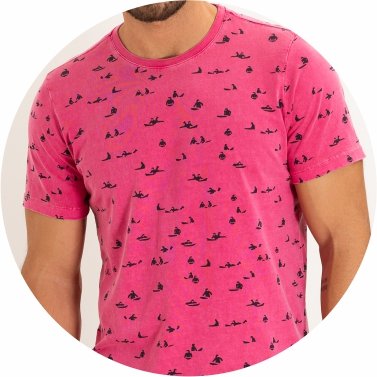 t shirt masculina meia malha slim fit pink se0301226 pt0014 32