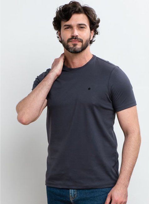 camiseta masculina regular fit suedine pima preto se0301210 di0002 6