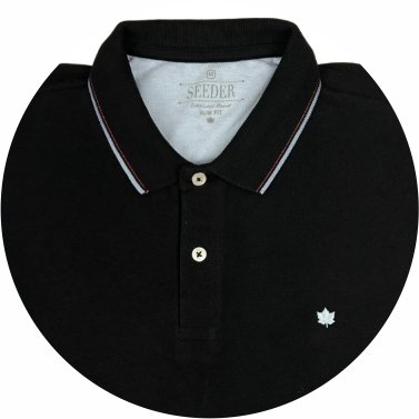 polo masculina slim fit piquet preta se0101682 di0002 6