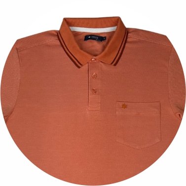 polo masculina maquinetada regular fit rust bolso se0101692 lr0035 5