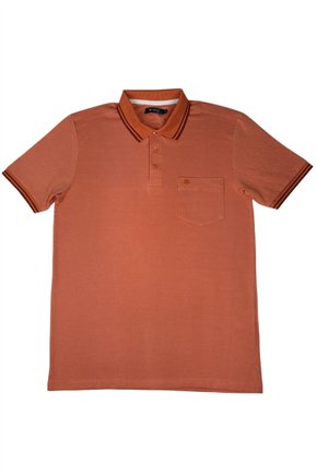 polo masculina maquinetada regular fit rust bolso se0101692 lr0035