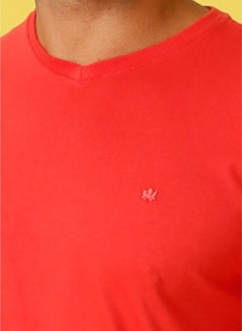 t shirt masculina decote v basica meia malha vermelha se0301239 vm0054 18