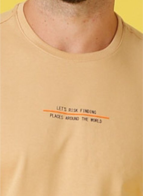 Camiseta Regata Masculina em Malha Amarela