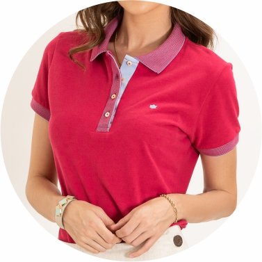 polo feminina piquet slim fit pink se0102130 rs0066 16