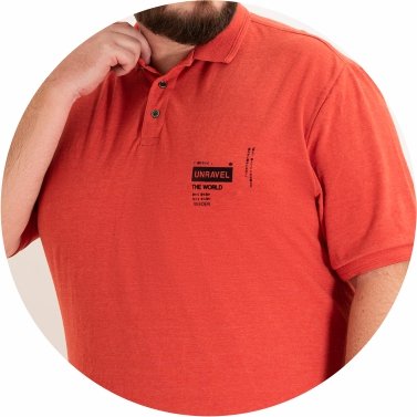 polo masculina plus size piquet regular fit vermelho ft se0105050 vm0054 16