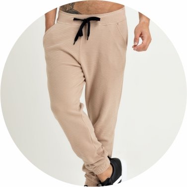 calca masculina jogger canelado regular fit bege se1401012 bg0029 5