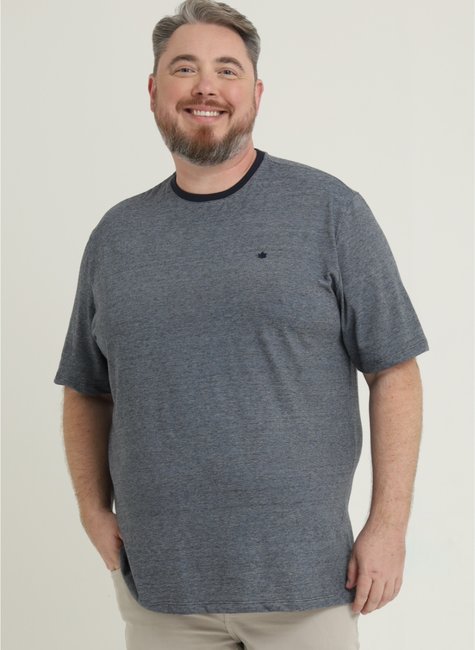 t shirt masculina plus size meia malha listradinha marinho se0305028 az0001 2