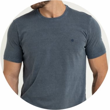 t shirt masculina regular fit estonada meia malha marinho se0301263 pt0006 6