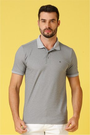polo masculina piquet maquinetado listrado regular fit cinza branco se0101729 cz0039 2