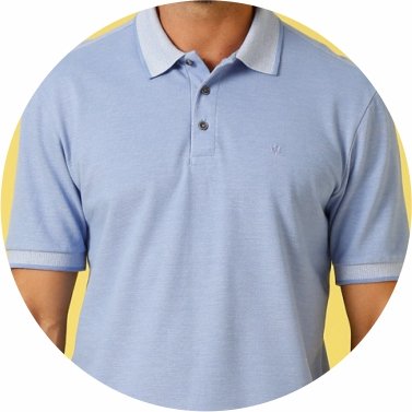 polo masculina piquet binado regular fit azul celeste se0101750 az0669 5