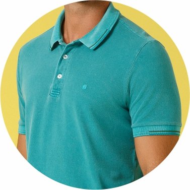 polo masculina meia malha estonada regular fit verde se0101753 pt0156 7