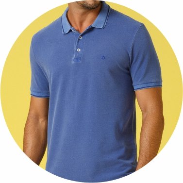 polo masculina piquet estonado slim fit azul cobalto se0101754 pt0153 6