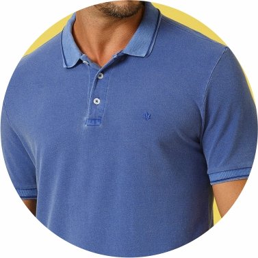 polo masculina piquet estonado slim fit azul cobalto se0101754 pt0153 7