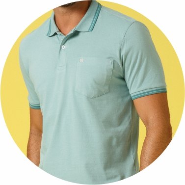 Camiseta Masculina Plus Size em Meia Malha Estonada Verde Claro