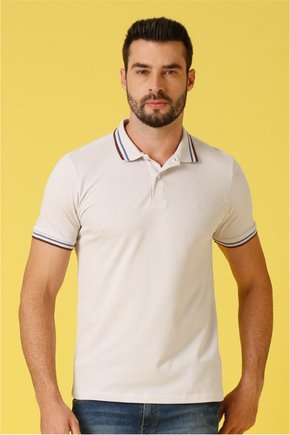 polo masculina piquet elastano slim fit bege se0101760 bg0030 3