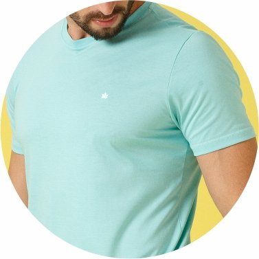 t shirt masculina malha pima regular fit verde se0301273 vd0138 7
