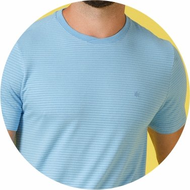 t shirt masculina meia malha listarda maquinetada slim fit azul se0301279 az0670 6