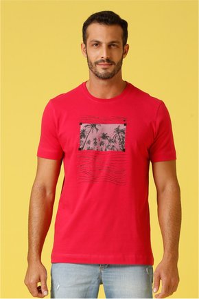 Camiseta Masculina Regular Fit em Suedine Pima Cor Preta