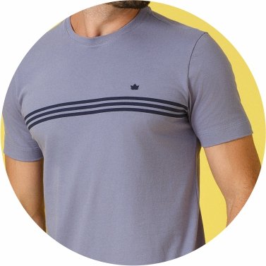 t shirt masculia meia malha estampo listra frente regular fit azul se0301282 az0669 6