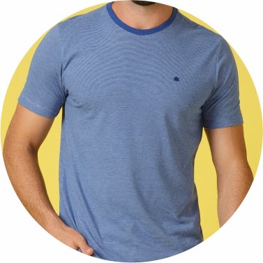 t shirt masculina meia malha listrada regular fit azul se0301295 az0650 4