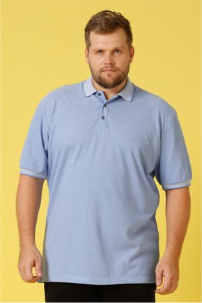 polo masculina plus size regular fit malha maquinetada azul se0105062 az0669 1