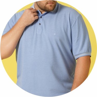 polo masculina plus size regular fit malha maquinetada azul se0105062 az0669 3