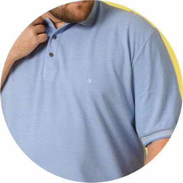 polo masculina plus size regular fit malha maquinetada azul se0105062 az0669 4