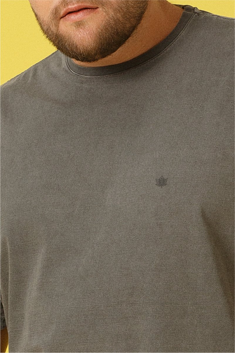 t shirt masculina plus size meia malha regular fit estonada preto se0305036 pt0001 2 5