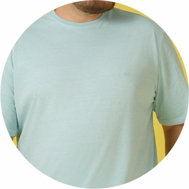 t shirt masculina plus size meia malha regular fit estonada azul se0305036 pt0161 6
