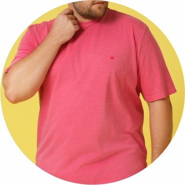 t shirt masculina plus size meia malha regular fit estonada rosa se0305036 pt0162 2