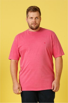 t shirt masculina plus size meia malha regular fit estonada rosa se0305036 pt0162 4