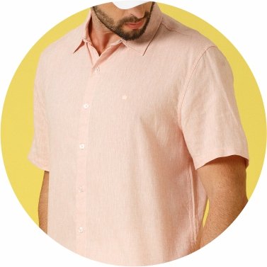 camisa social meia manga chabray fio tinto slim fit rosa se1101002 rs0018 4