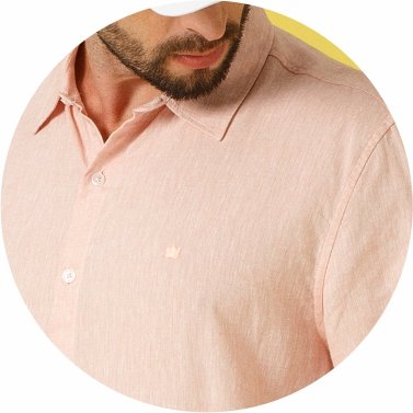 camisa social meia manga chabray fio tinto slim fit rosa se1101002 rs0018 5