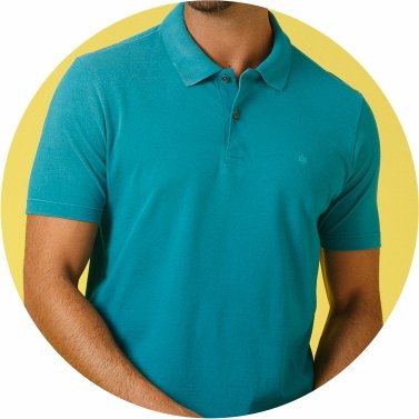 polo masculina slim fit meia malha degrade verde preto se0101752 vd0139 6