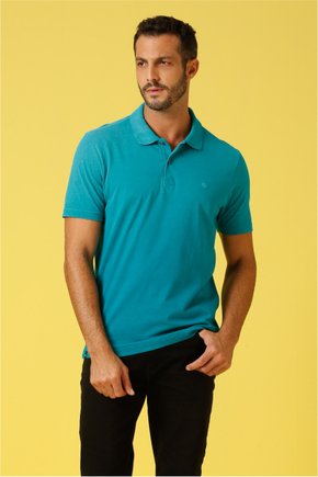 polo masculina slim fit meia malha degrade verde preto se0101752 vd0139 5